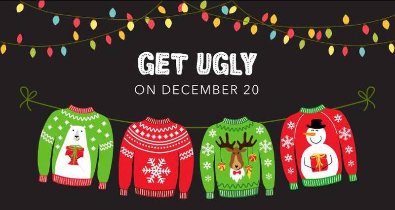 Get ugly on Dec. 20 for BOGO cocktails!